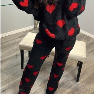 Heart loungewear set.